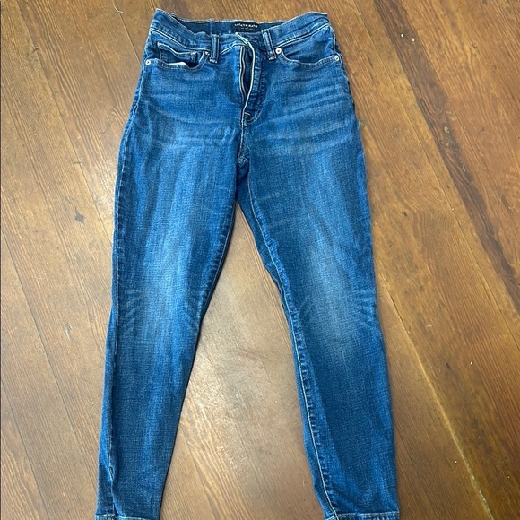 Lucky Brand Blue Skinny Jeans with Stretch - Picture 1 of 6